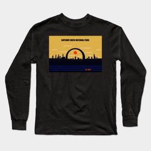 Gateway Arch National Park Long Sleeve T-Shirt